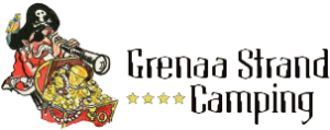 Grenaa Strand Camping logo. GoVisit partner, digital gæsteservice