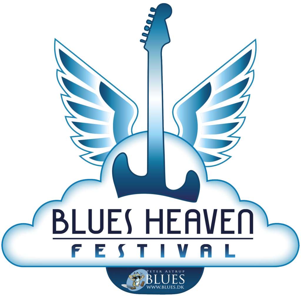 Blues Heaven Festival logo. GoVisit partner, digital gæsteservice