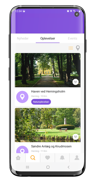 GoVisit mobil: Naturoplevelser