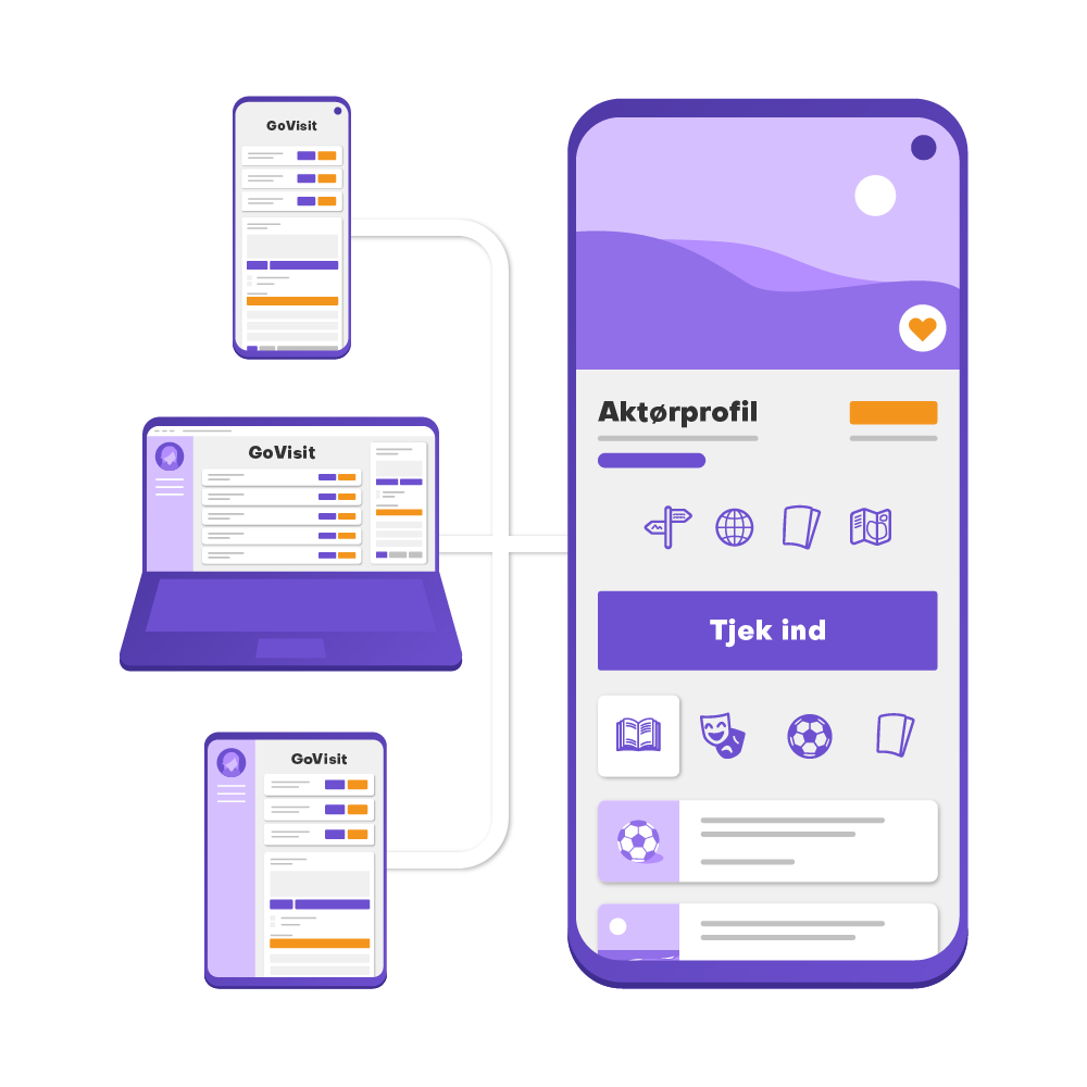 GoVisit illustration Responsiv backend